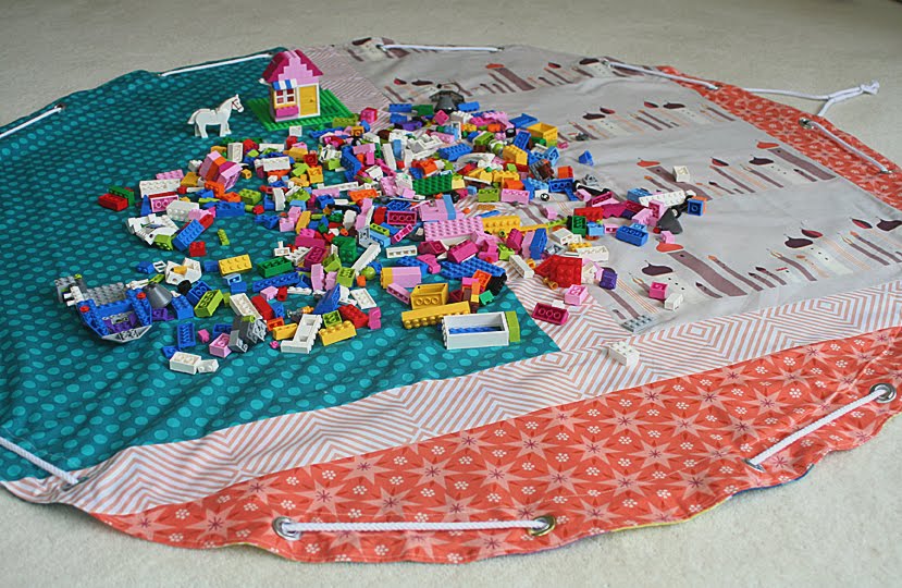Lego Storage Bag/Playmat — Lee Heinrich Designs modern quilt patterns